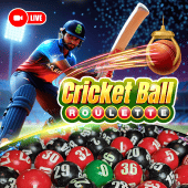 Cricket Ball Roulette sinag live casino game